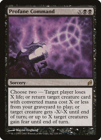 Profane Command [Lorwyn] | Fandemonia Ltd