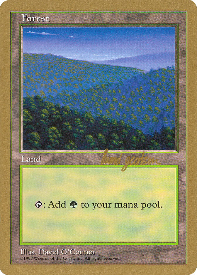 Forest (418) (Svend Geertsen) [World Championship Decks 1997] | Fandemonia Ltd
