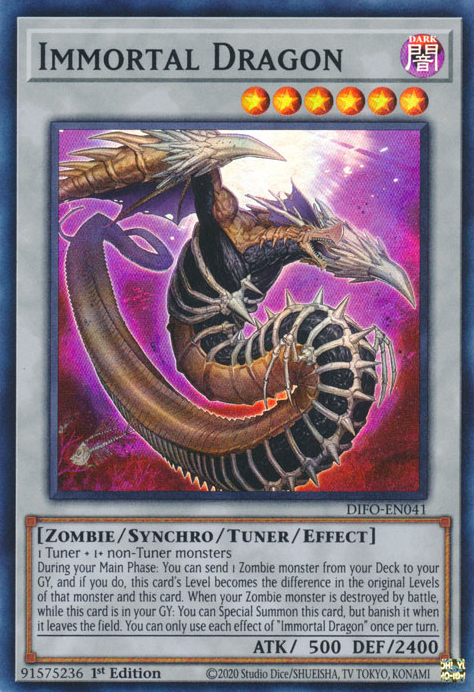 Immortal Dragon [DIFO-EN041] Super Rare | Fandemonia Ltd