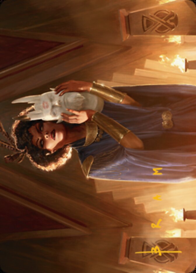 Cormela, Glamour Thief Art Card (Gold-Stamped Signature) [Streets of New Capenna Art Series] | Fandemonia Ltd