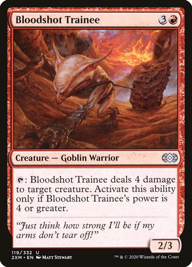 Bloodshot Trainee [Double Masters] | Fandemonia Ltd