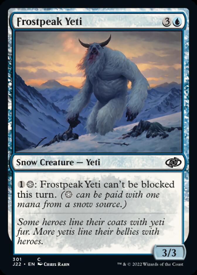 Frostpeak Yeti [Jumpstart 2022] | Fandemonia Ltd