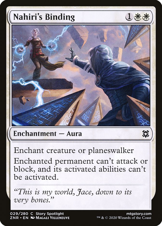 Nahiri's Binding [Zendikar Rising] | Fandemonia Ltd