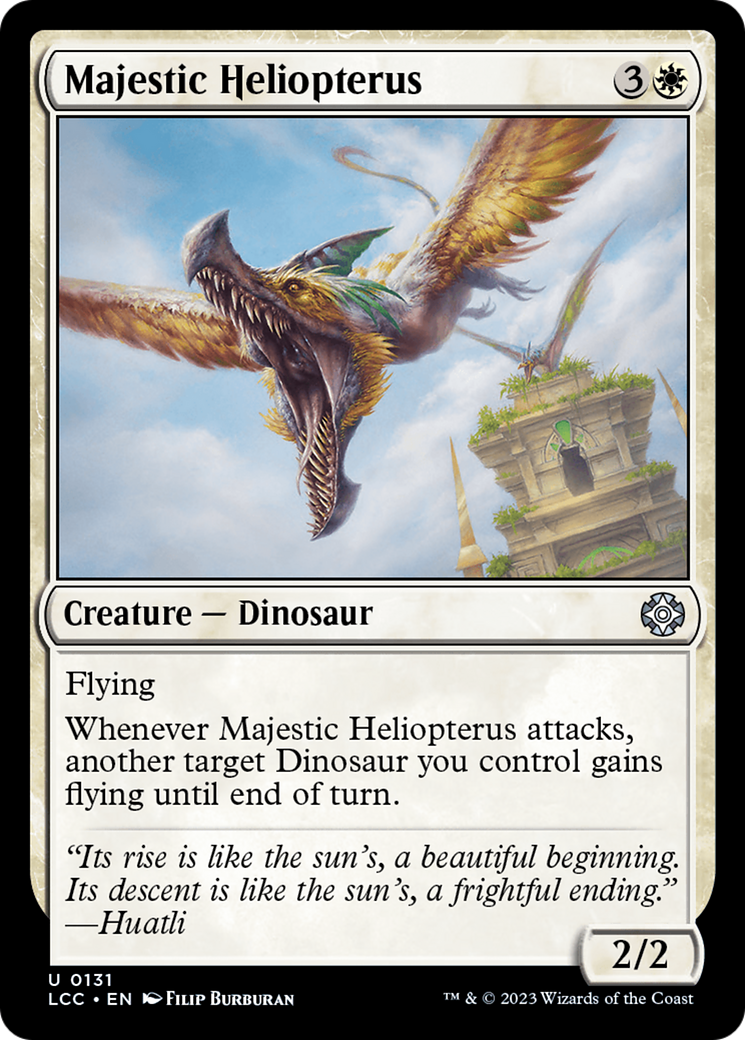 Majestic Heliopterus [The Lost Caverns of Ixalan Commander] | Fandemonia Ltd