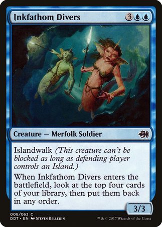Inkfathom Divers [Duel Decks: Merfolk vs. Goblins] | Fandemonia Ltd