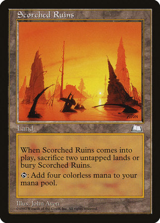 Scorched Ruins [Weatherlight] | Fandemonia Ltd