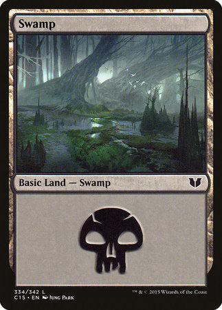 Swamp (334) [Commander 2015] | Fandemonia Ltd