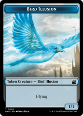 Goblin (0008) // Bird Illusion Double-Sided Token [Ravnica Remastered Tokens] | Fandemonia Ltd