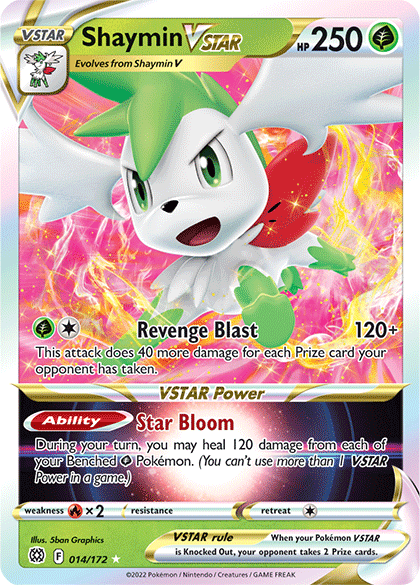 Shaymin VSTAR (014/172) [Sword & Shield: Brilliant Stars] | Fandemonia Ltd