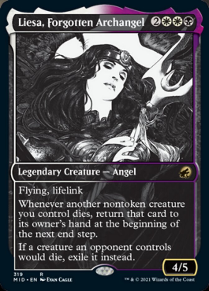 Liesa, Forgotten Archangel (Showcase Eternal Night) [Innistrad: Midnight Hunt] | Fandemonia Ltd