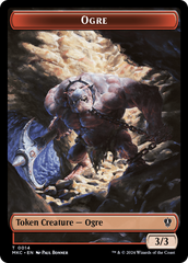 Soldier // Ogre Double-Sided Token [Murders at Karlov Manor Commander Tokens] | Fandemonia Ltd