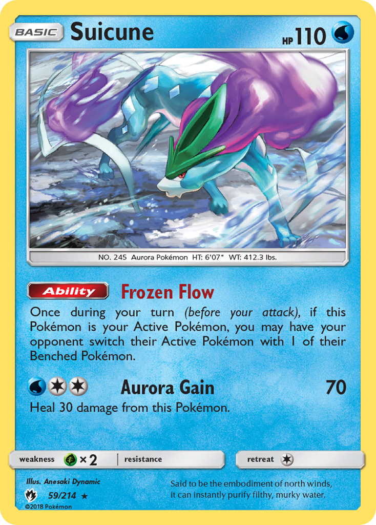 Suicune (59/214) [Sun & Moon: Lost Thunder] | Fandemonia Ltd