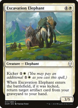 Excavation Elephant [Dominaria] | Fandemonia Ltd