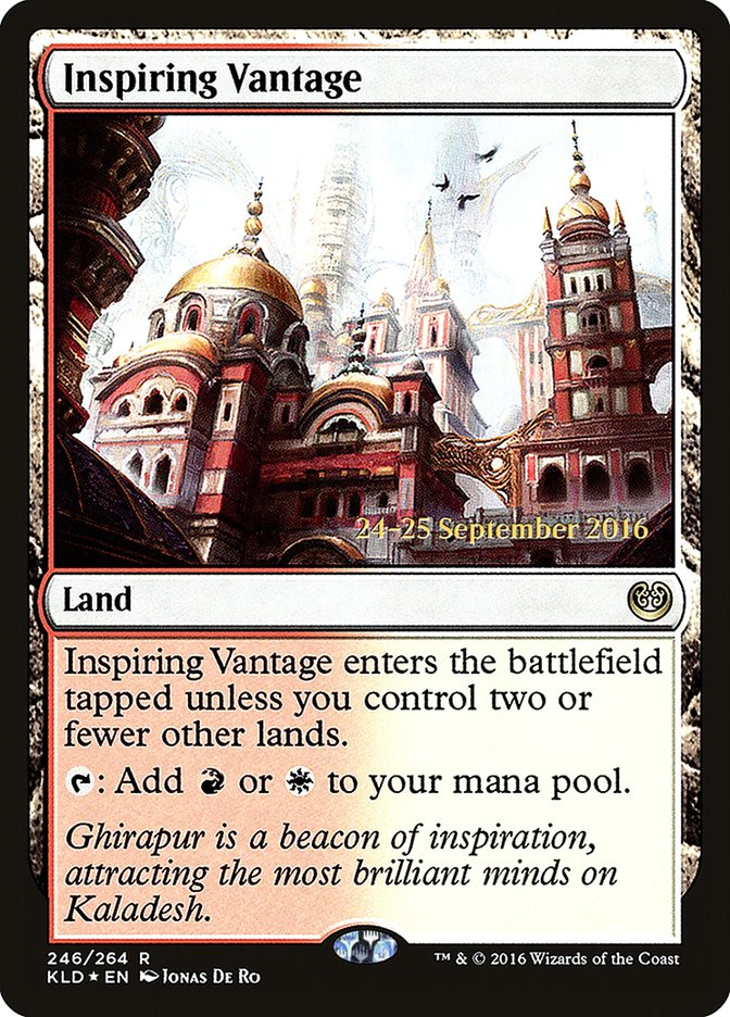 Inspiring Vantage  [Kaladesh Prerelease Promos] | Fandemonia Ltd