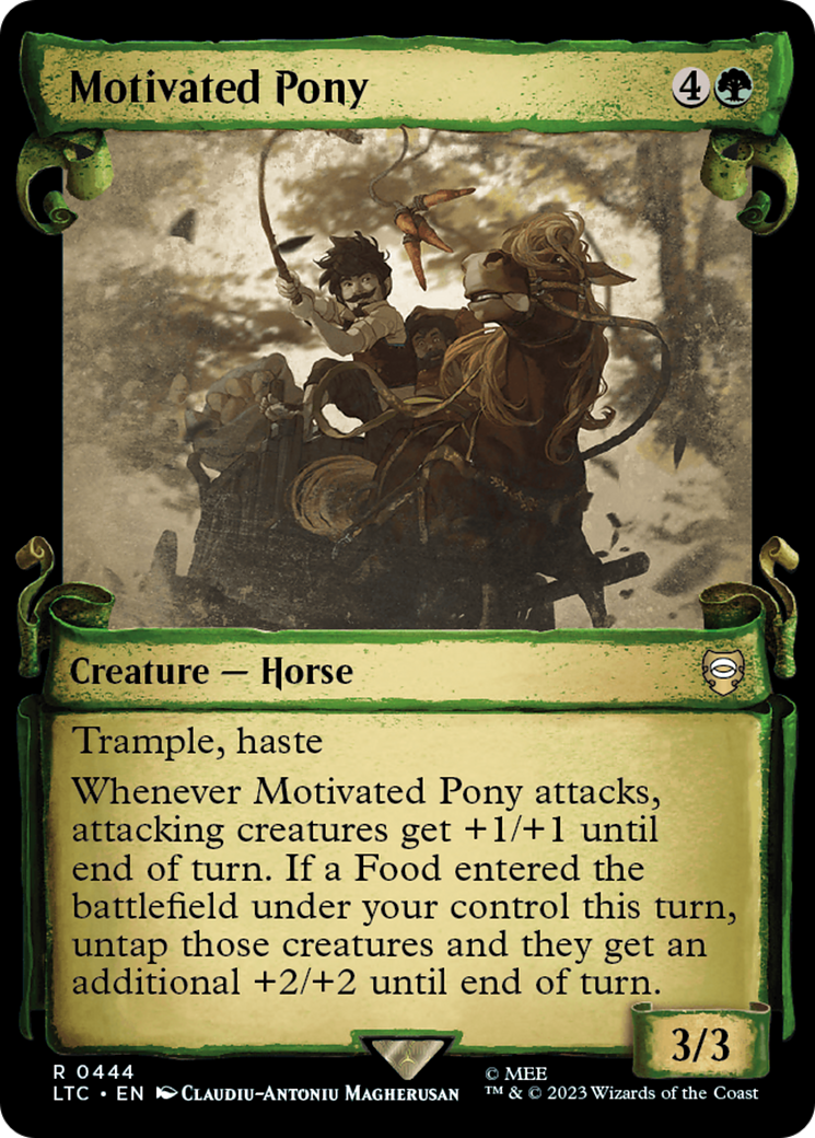 Motivated Pony [The Lord of the Rings: Tales of Middle-Earth Commander Showcase Scrolls] | Fandemonia Ltd