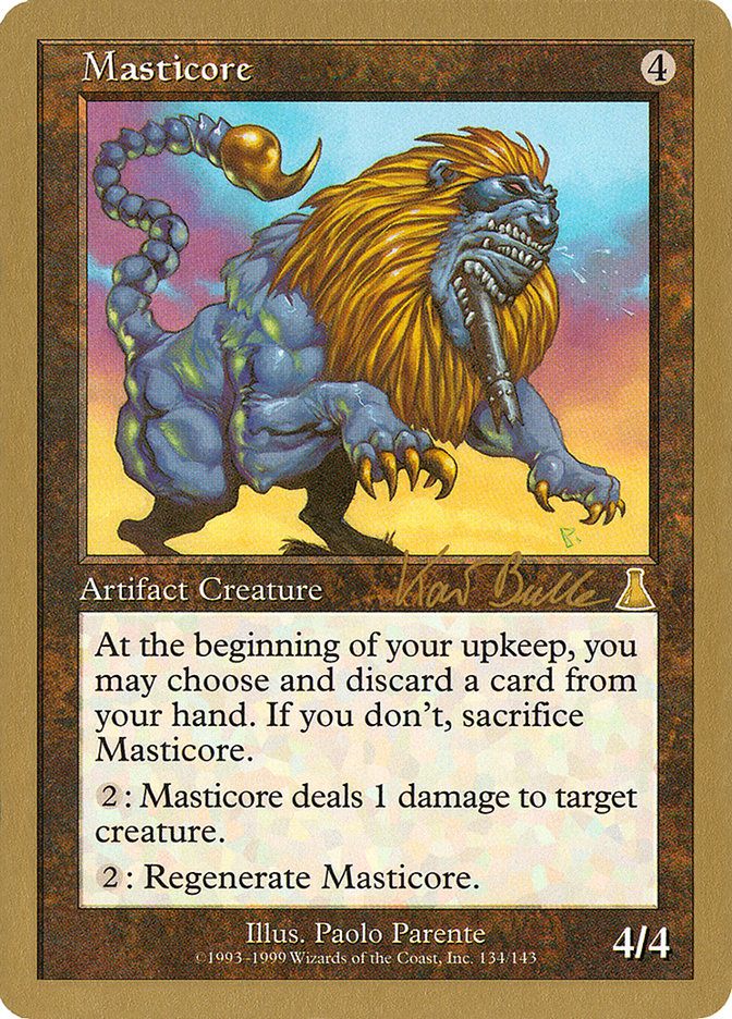 Masticore (Kai Budde) [World Championship Decks 1999] | Fandemonia Ltd