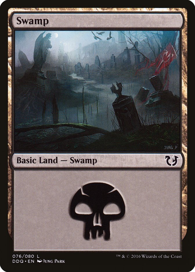 Swamp (76) [Duel Decks: Blessed vs. Cursed] | Fandemonia Ltd