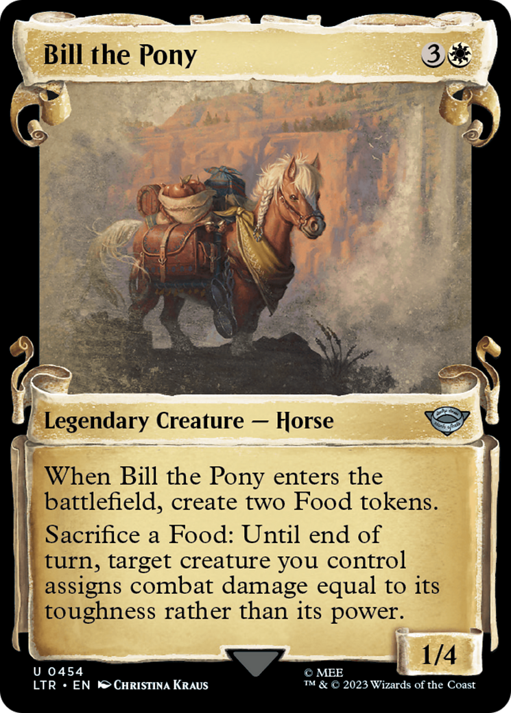 Bill the Pony [The Lord of the Rings: Tales of Middle-Earth Showcase Scrolls] | Fandemonia Ltd