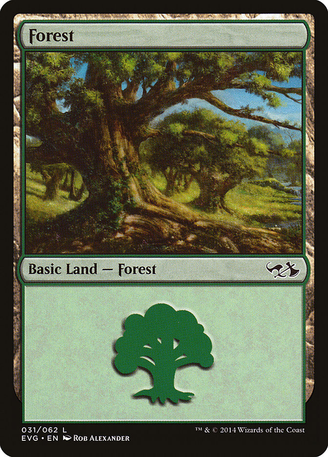 Forest (31) (Elves vs. Goblins) [Duel Decks Anthology] | Fandemonia Ltd