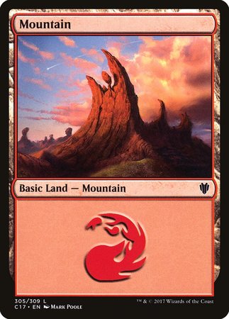 Mountain (305) [Commander 2017] | Fandemonia Ltd