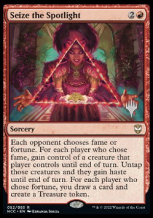 Seize the Spotlight (Promo Pack) [Streets of New Capenna Commander Promos] | Fandemonia Ltd