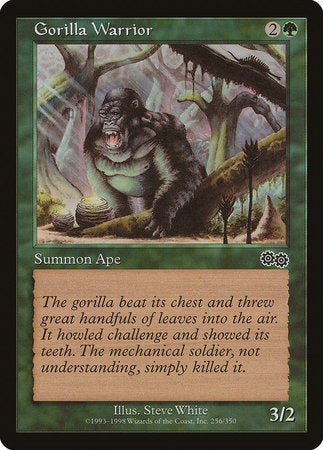 Gorilla Warrior [Urza's Saga] | Fandemonia Ltd