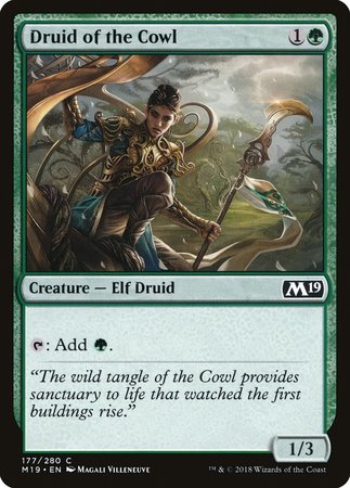 Druid of the Cowl [Core Set 2019] | Fandemonia Ltd