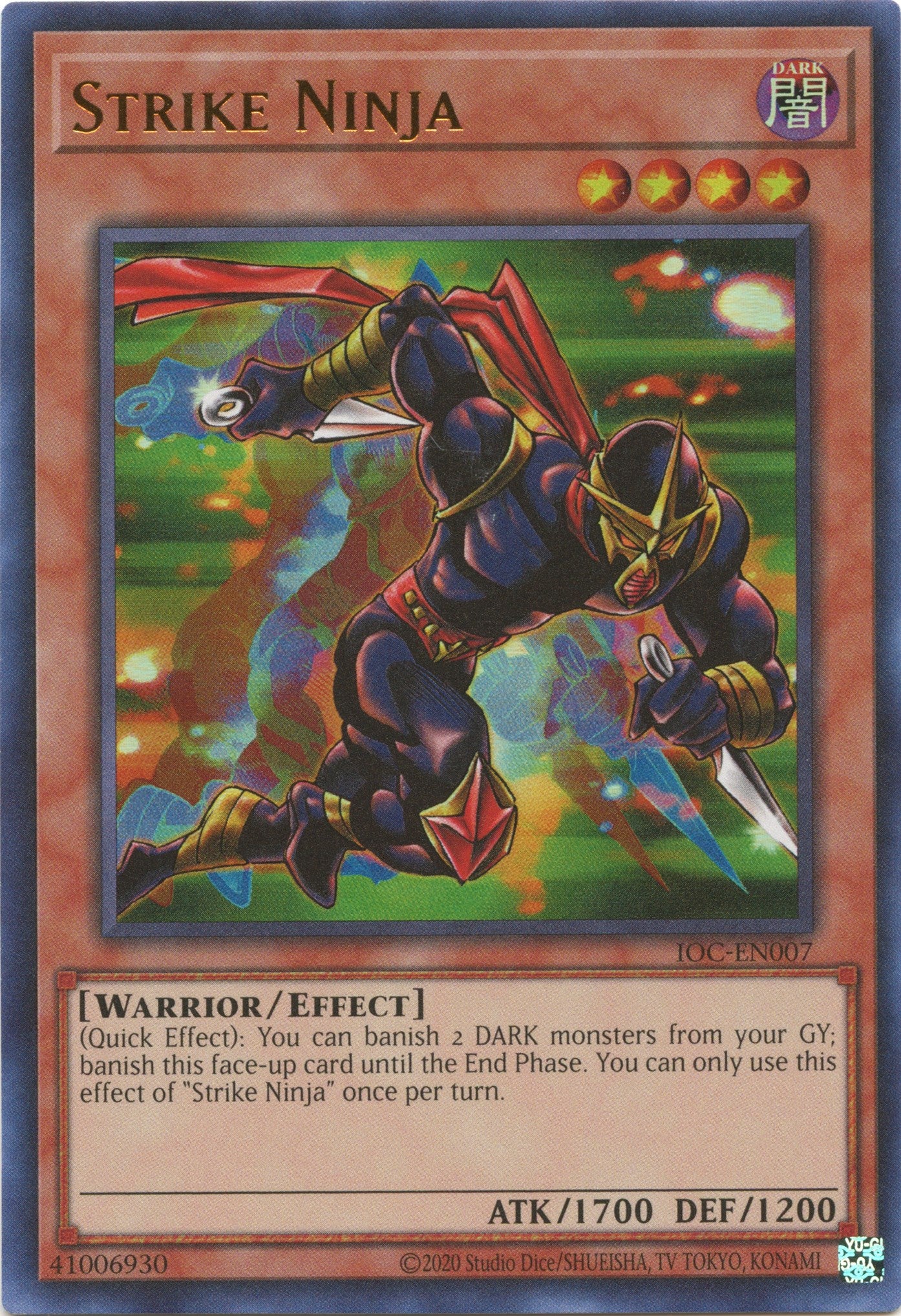 Strike Ninja (25th Anniversary) [IOC-EN007] Ultra Rare | Fandemonia Ltd
