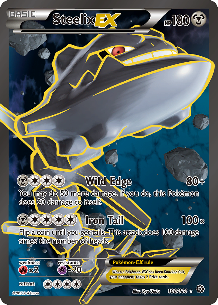 Steelix EX (108/114) [XY: Steam Siege] | Fandemonia Ltd