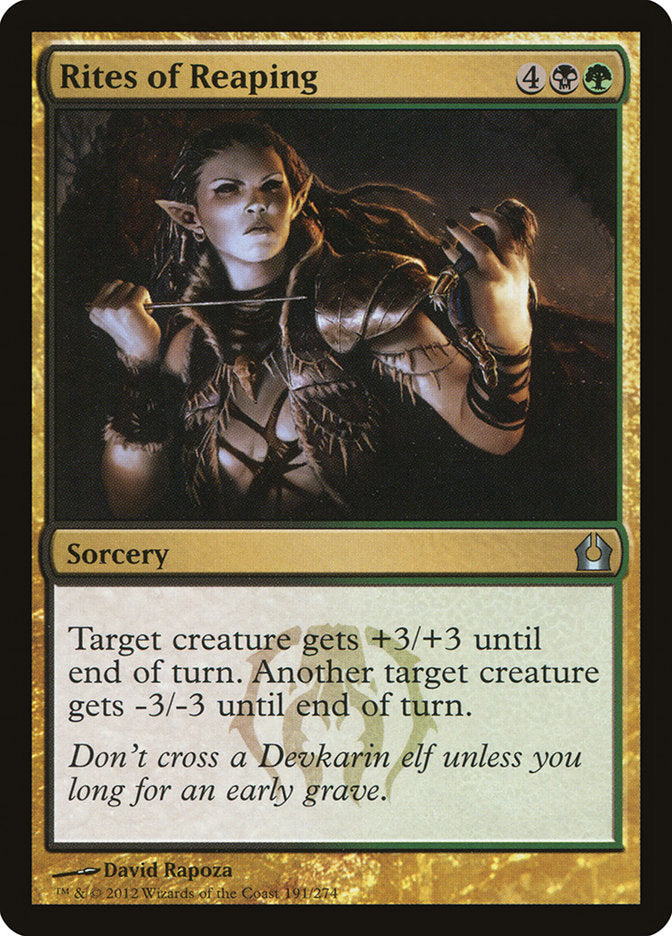 Rites of Reaping [Return to Ravnica] | Fandemonia Ltd