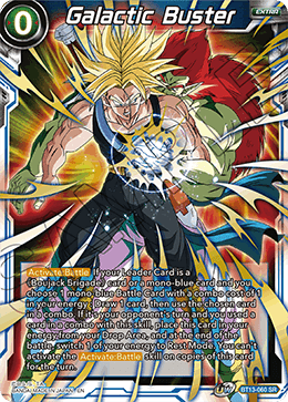Galactic Buster (Super Rare) [BT13-060] | Fandemonia Ltd