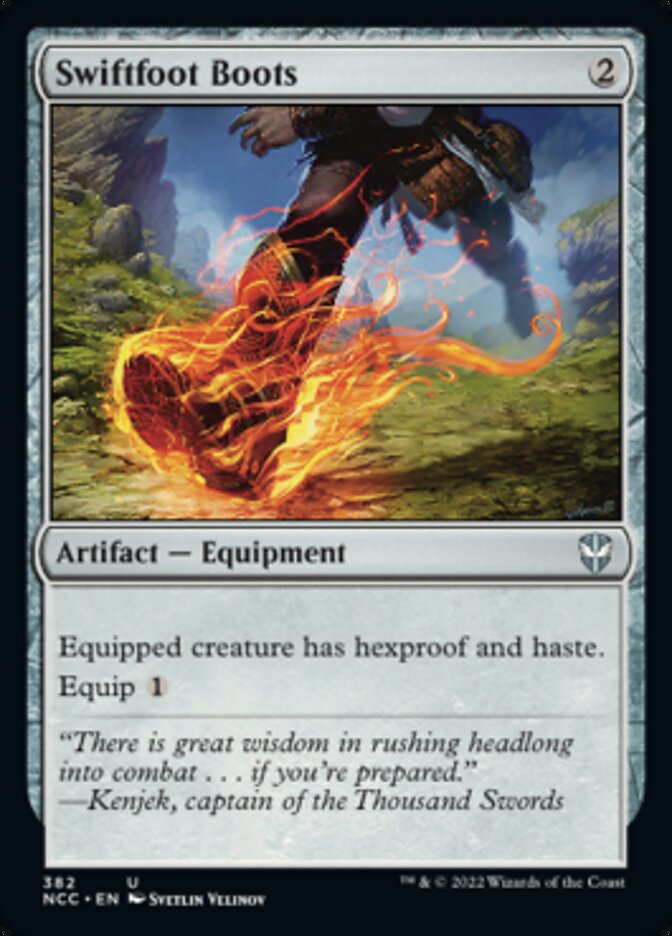 Swiftfoot Boots [Streets of New Capenna Commander] | Fandemonia Ltd