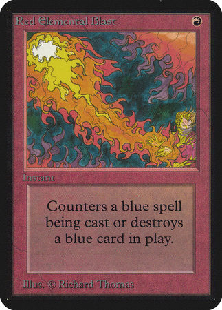 Red Elemental Blast [Limited Edition Alpha] | Fandemonia Ltd
