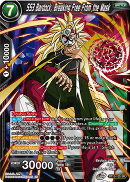 SS3 Bardock, Breaking Free From the Mask (Super Rare) [BT13-125] | Fandemonia Ltd