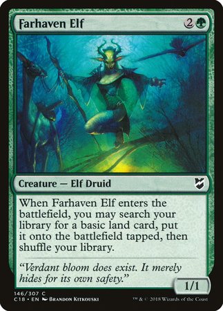 Farhaven Elf [Commander 2018] | Fandemonia Ltd