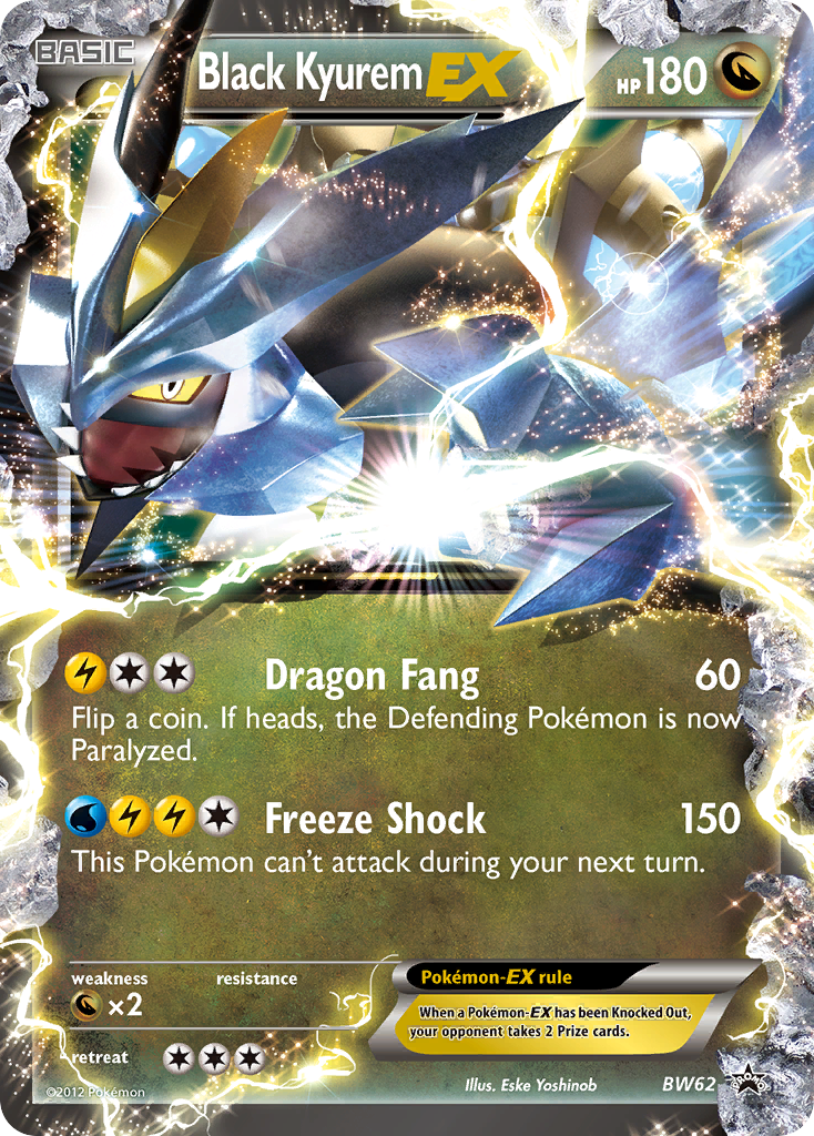 Black Kyurem EX (BW62) [Black & White: Black Star Promos] | Fandemonia Ltd