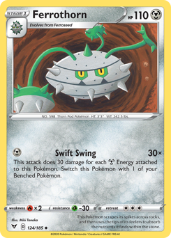 Ferrothorn (124/185) [Sword & Shield: Vivid Voltage] | Fandemonia Ltd