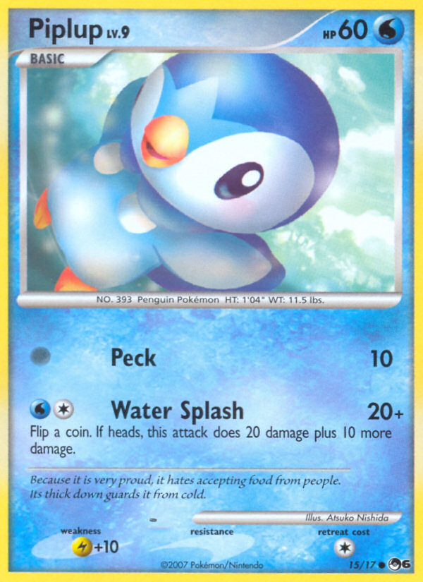 Piplup (15/17) [POP Series 6] | Fandemonia Ltd