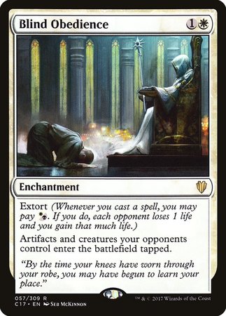 Blind Obedience [Commander 2017] | Fandemonia Ltd