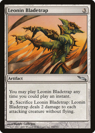 Leonin Bladetrap [Mirrodin] | Fandemonia Ltd