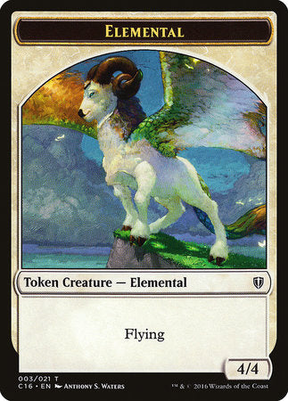 Elemental // Soldier Double-sided Token [Commander 2016 Tokens] | Fandemonia Ltd