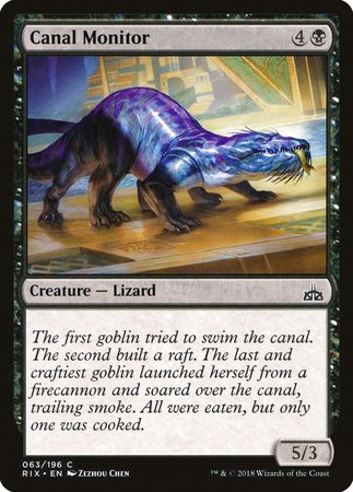 Canal Monitor [Rivals of Ixalan] | Fandemonia Ltd