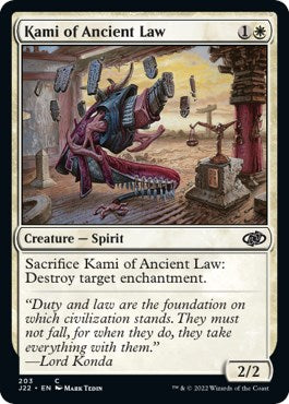 Kami of Ancient Law [Jumpstart 2022] | Fandemonia Ltd