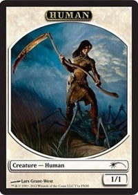 Human // Wolf Token [FNM Promos] | Fandemonia Ltd