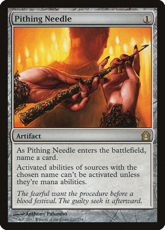 Pithing Needle [Return to Ravnica] | Fandemonia Ltd