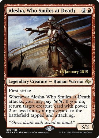 Alesha, Who Smiles at Death [Fate Reforged Promos] | Fandemonia Ltd