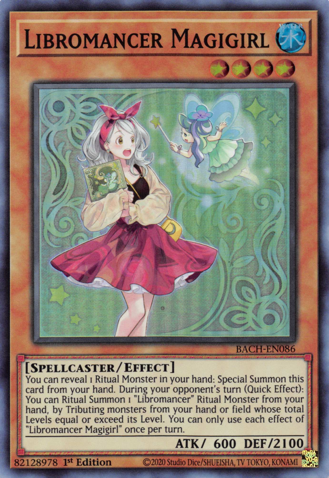 Libromancer Magigirl [BACH-EN086] Super Rare | Fandemonia Ltd