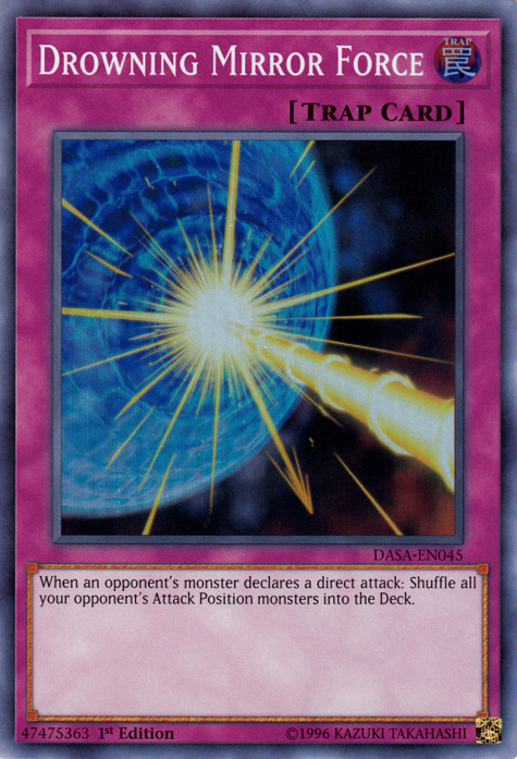 Drowning Mirror Force [DASA-EN045] Super Rare | Fandemonia Ltd