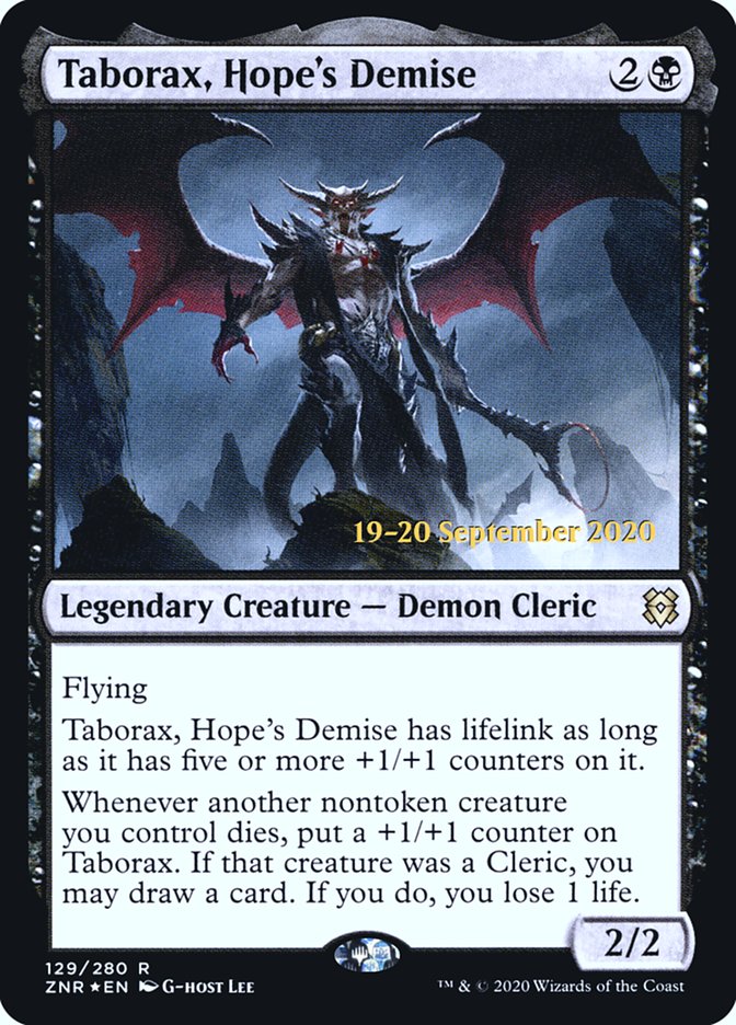 Taborax, Hope's Demise  [Zendikar Rising Prerelease Promos] | Fandemonia Ltd