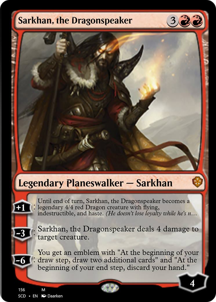 Sarkhan, the Dragonspeaker [Starter Commander Decks] | Fandemonia Ltd
